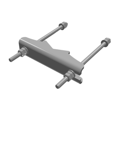 Back part mast ø30-ø114,3mm kit